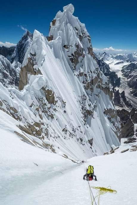 This film documents the 2019 Piolet d’Or-winning ascent of Link Sar (7,041 m) in the Pakistani Karakoram. It follows American alpinist Zimmerman and his climbing partners Steve Swenson, Chris Wright, and Mark Richey as they attempt to conquer one of the world’s most challenging unclimbed peaks, facing extreme conditions and the constant threat of danger. The documentary provides a detailed look at their planning, the arduous climb itself, and the team's struggle to survive.